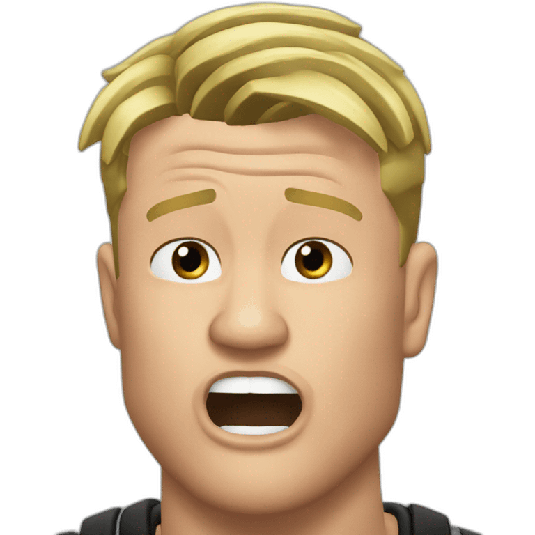 Eddie Howe biting nails emoji