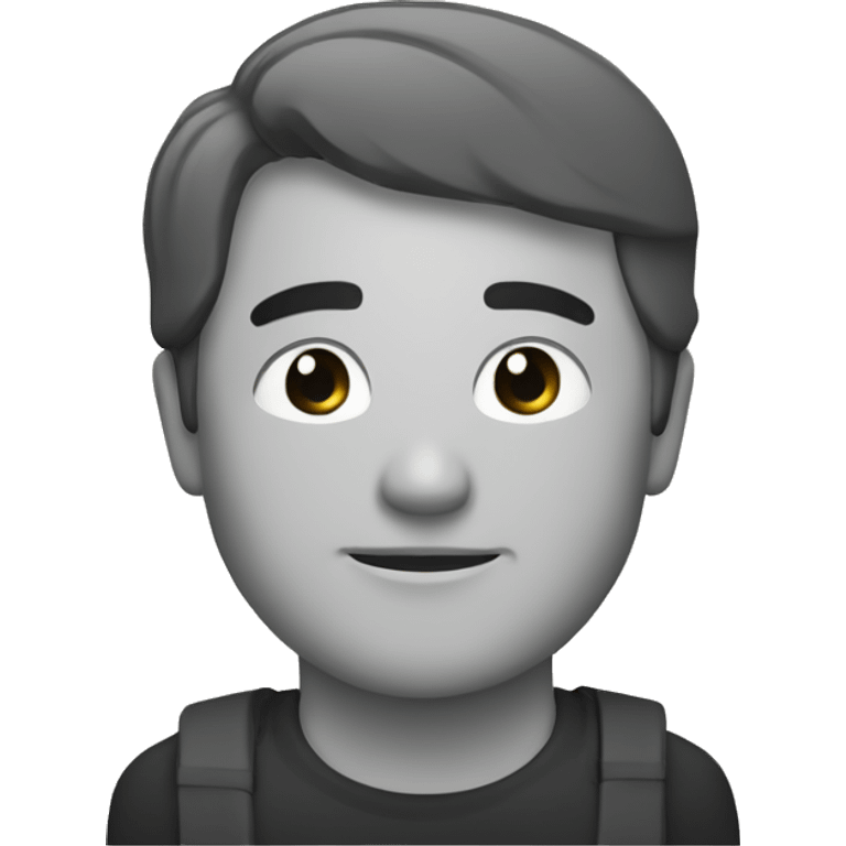 Homme avec une machoire carre emoji