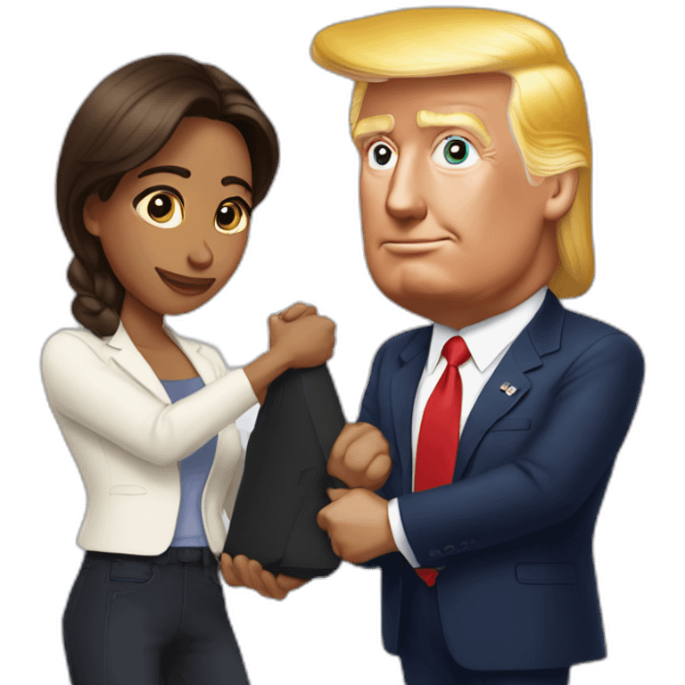 Trump-DeSantis-LovelyRomance emoji