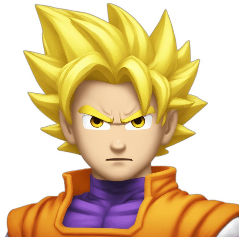 super sayain gohan emoji