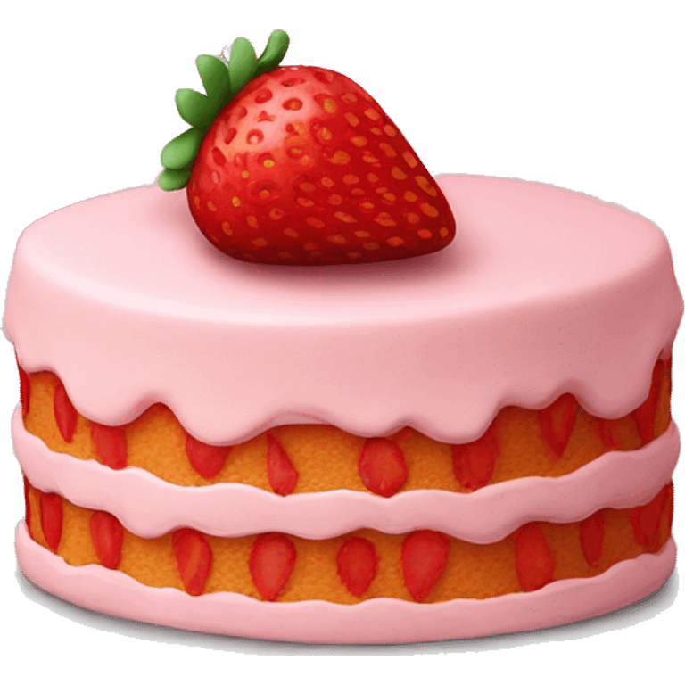 strawberry cake emoji