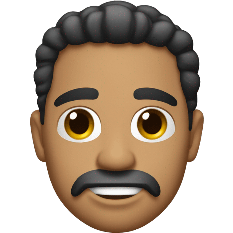 Dominicano mormoreno con los brazos fuertes  emoji