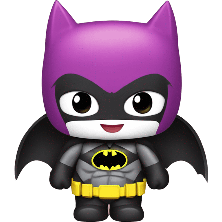 hello kitty and batman emoji