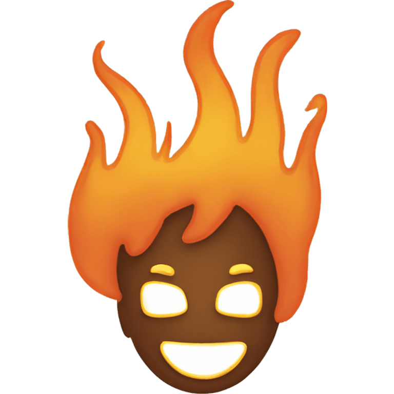 outline of fire  emoji