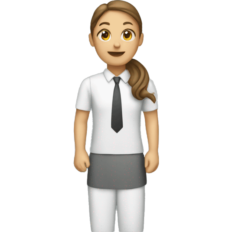 a teacher in an industry sector emoji