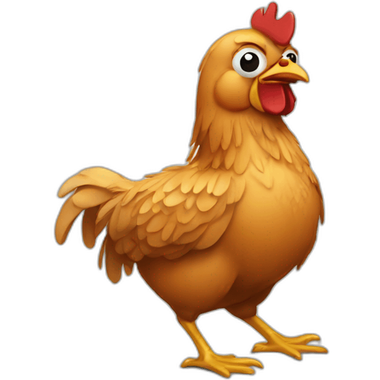 chicken sick emoji