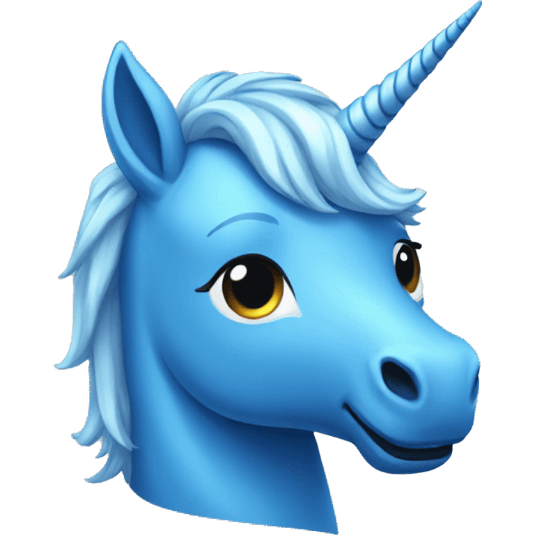 blue unicorn emoji