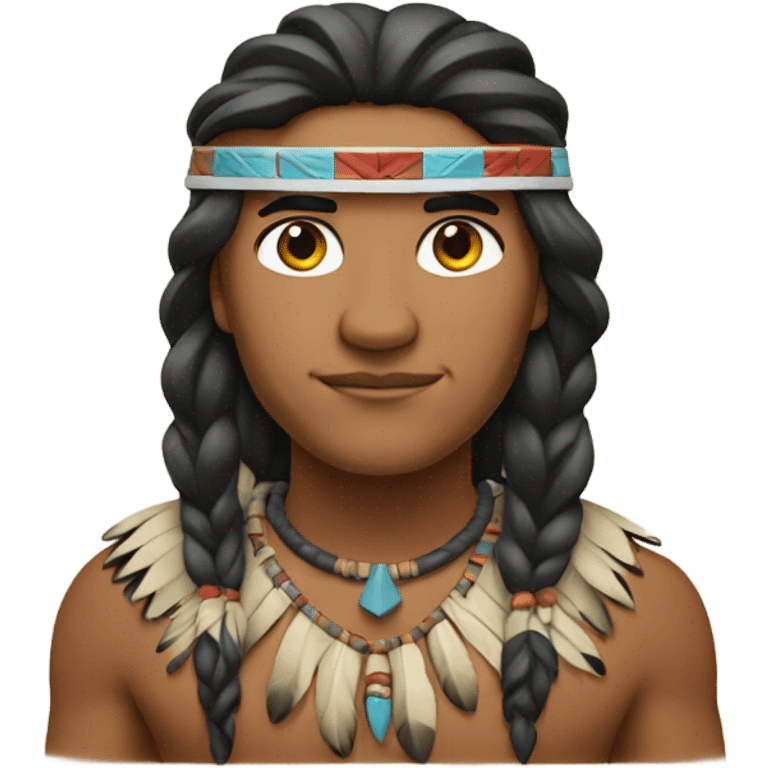 Strong Native American emoji