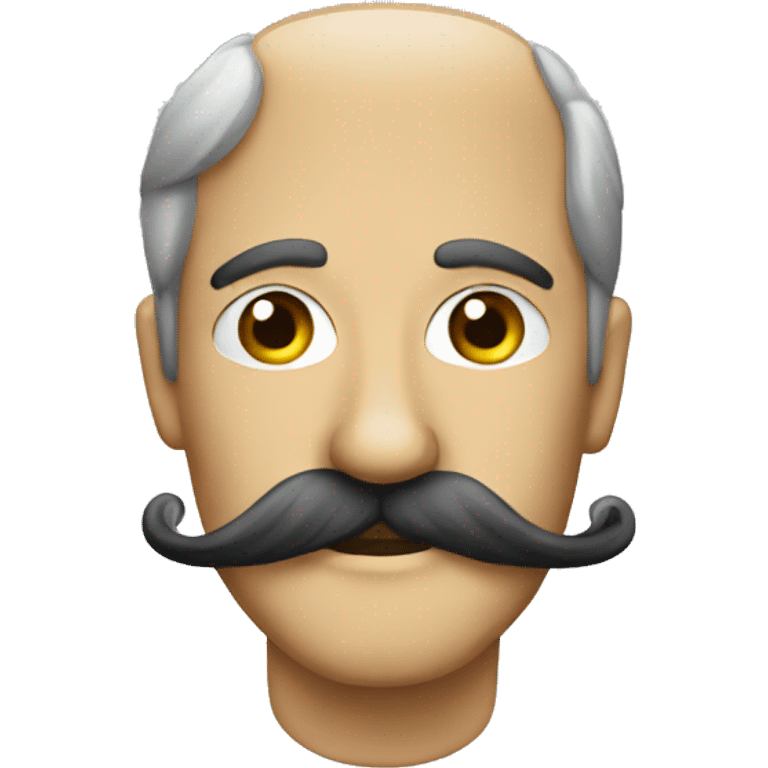 A moustache emoji