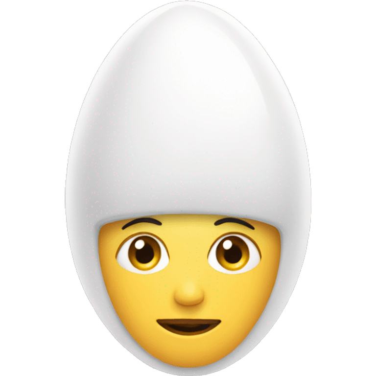 egg on her head emoji