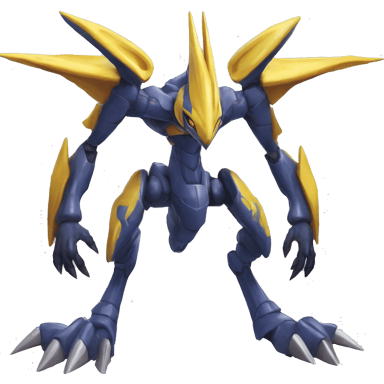  Cool Edgy Godly Digimon-Genesect-Dialga-Reptile full body emoji