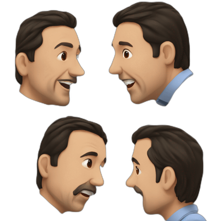 Pedro-sanchez-kiss-pablo-iglesias emoji