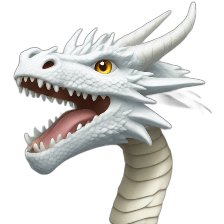 white dragon emoji