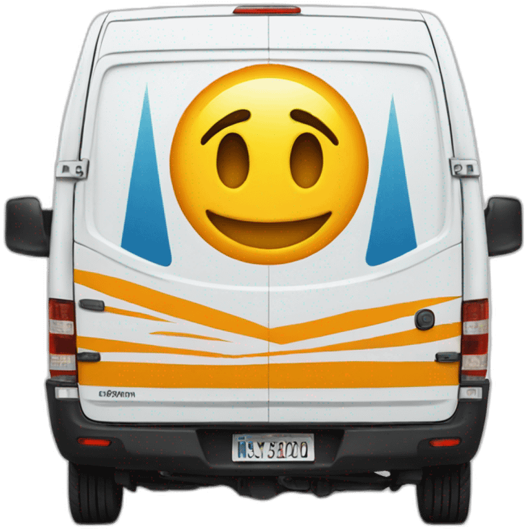 sprinter van WITH AMAZON LOGO emoji