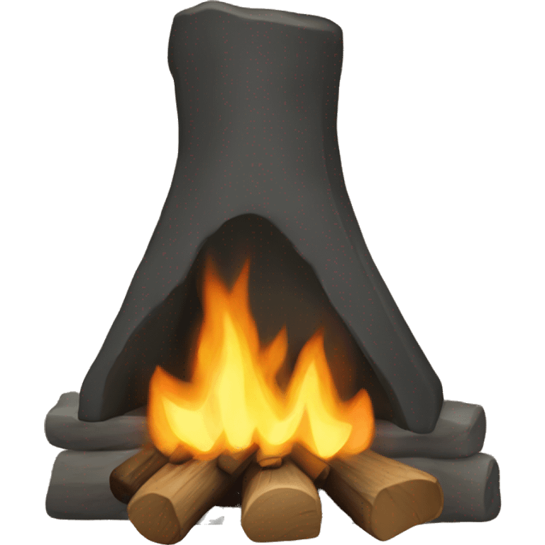 camp fireplace emoji