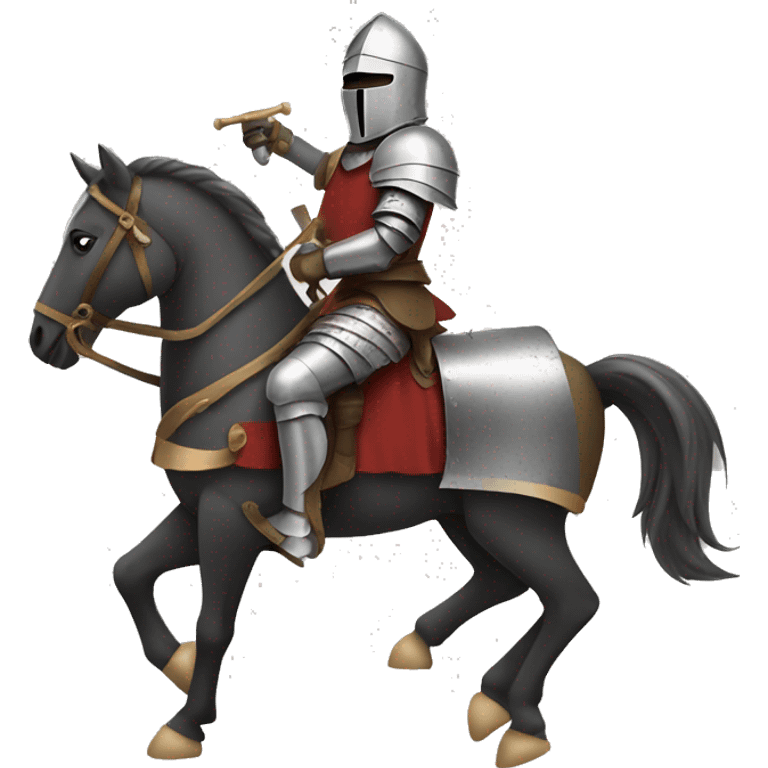 Knight riding a horse  emoji