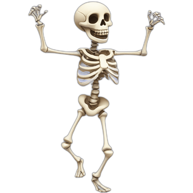 dancing skeleton emoji