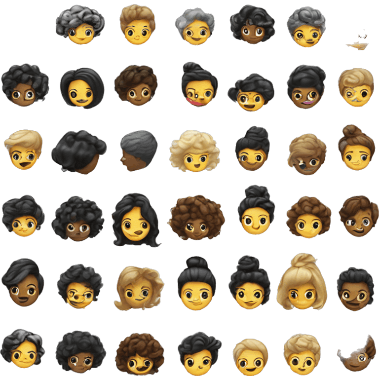 Hair styling products  emoji