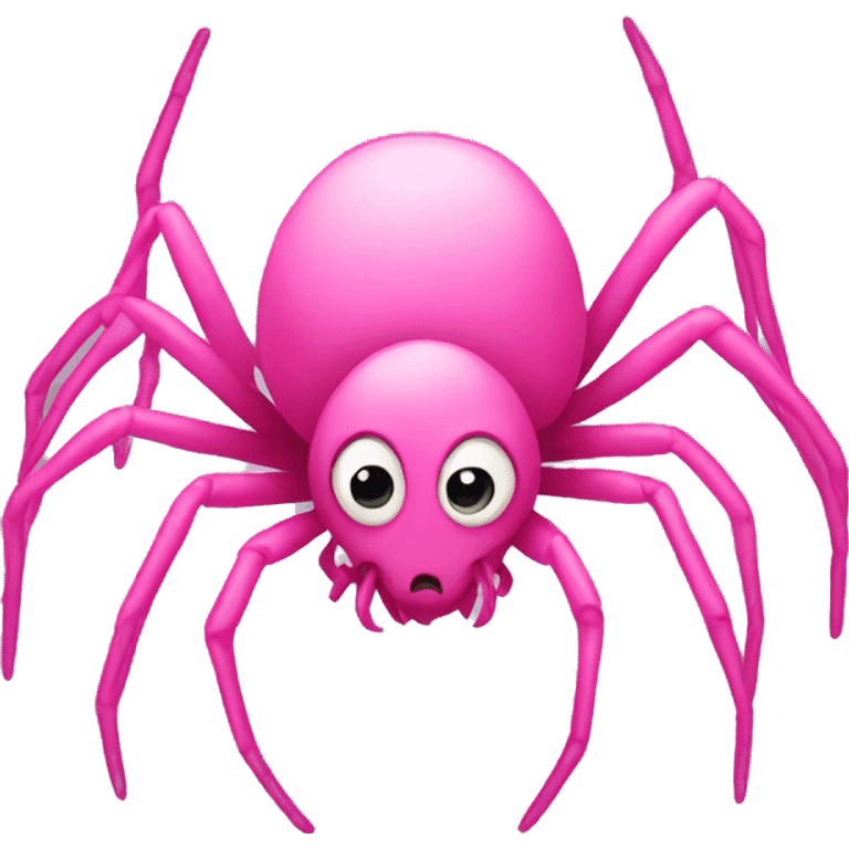 Pink spider  emoji