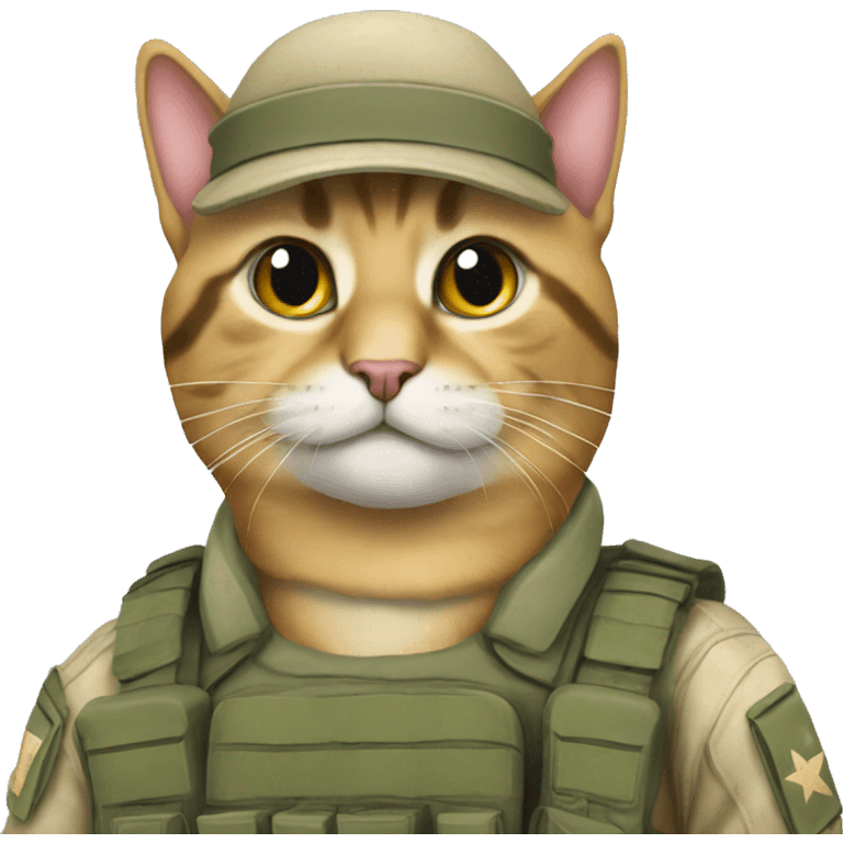 military cat emoji