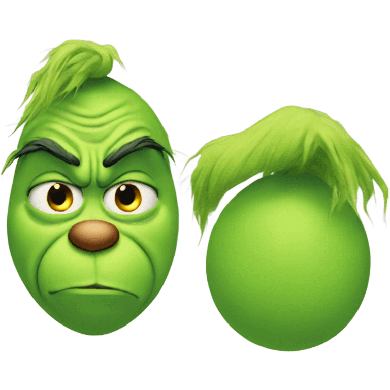 Grinch with a big butt emoji