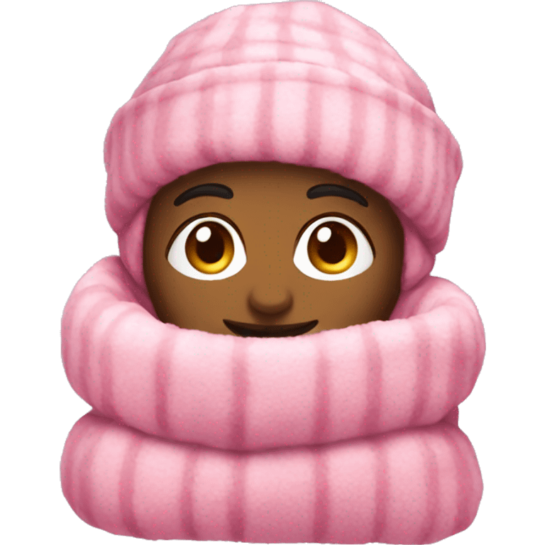 pink cozy christmas emoji