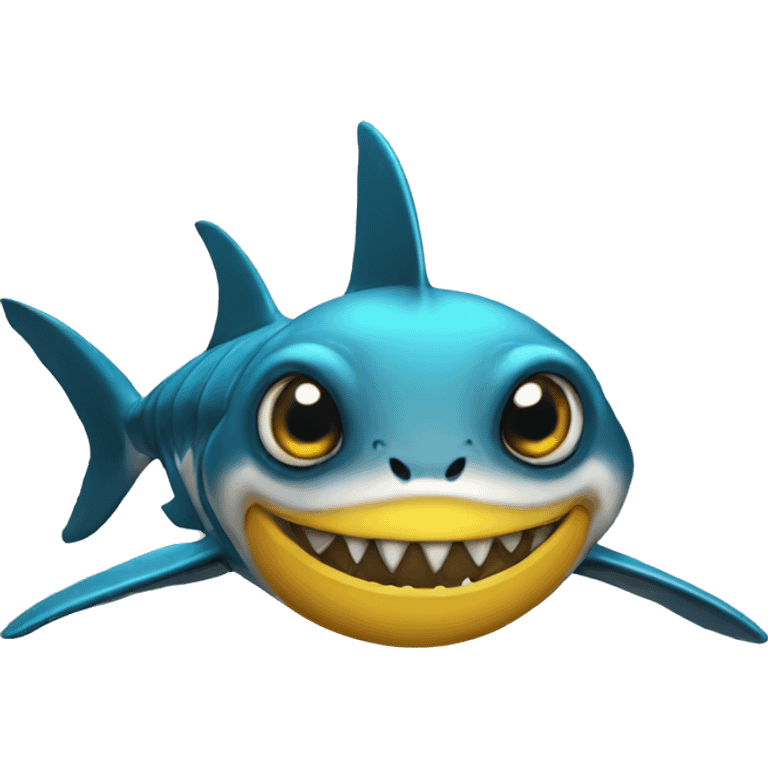 Shark bee emoji