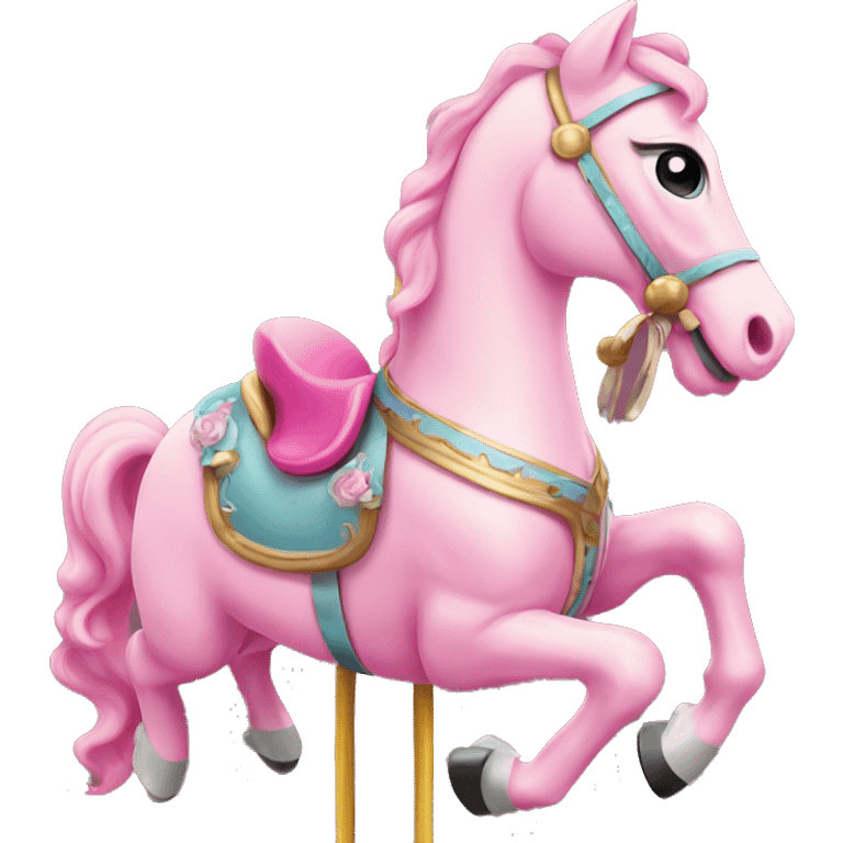 pink carousel horse emoji