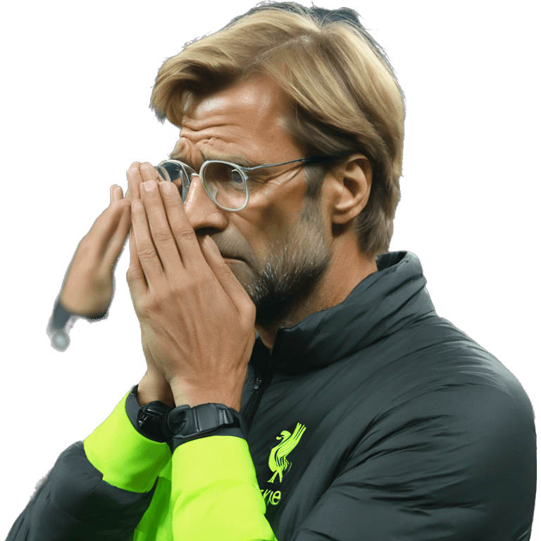 Jurgen Klopp facepalm emoji emoji