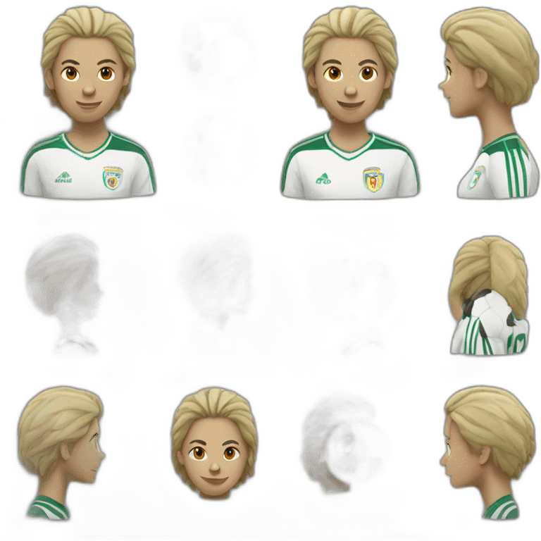 Chat qui joue au soccer emoji