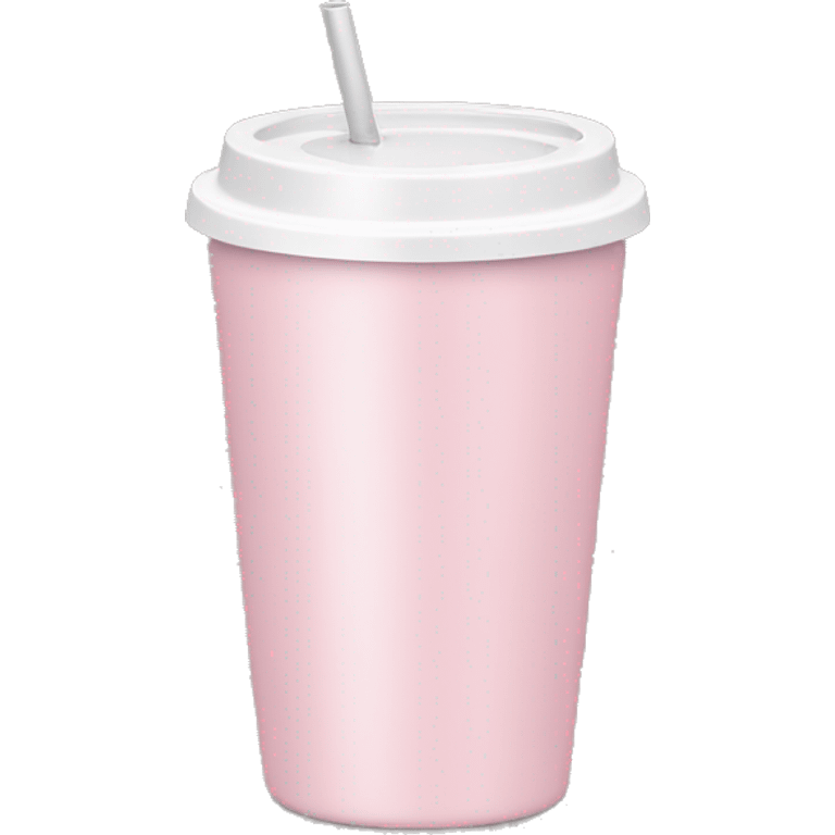 Light pink tumbler without emoji