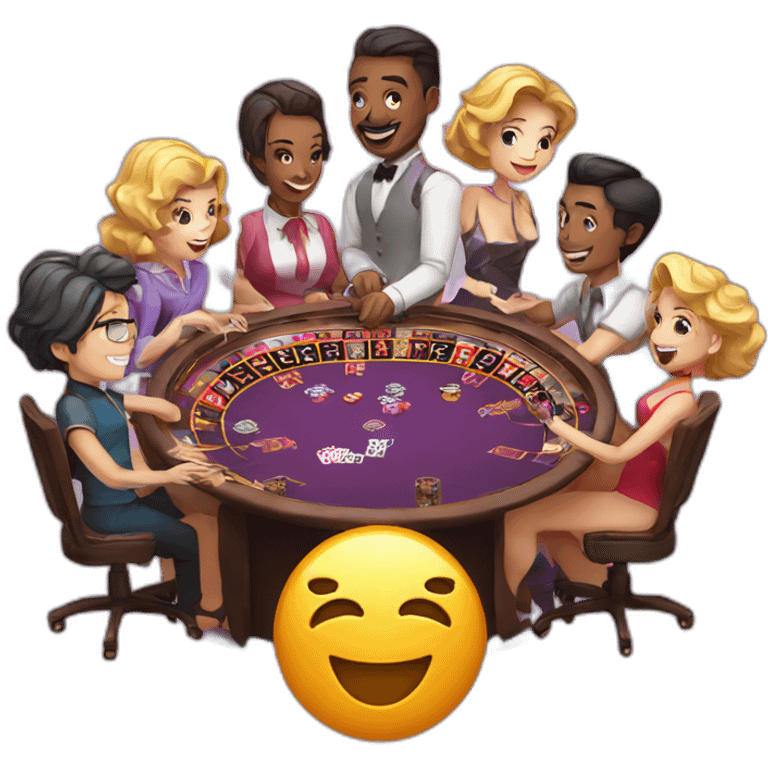 People play with casino online emoji