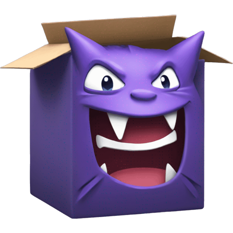 Gengar in the box  emoji