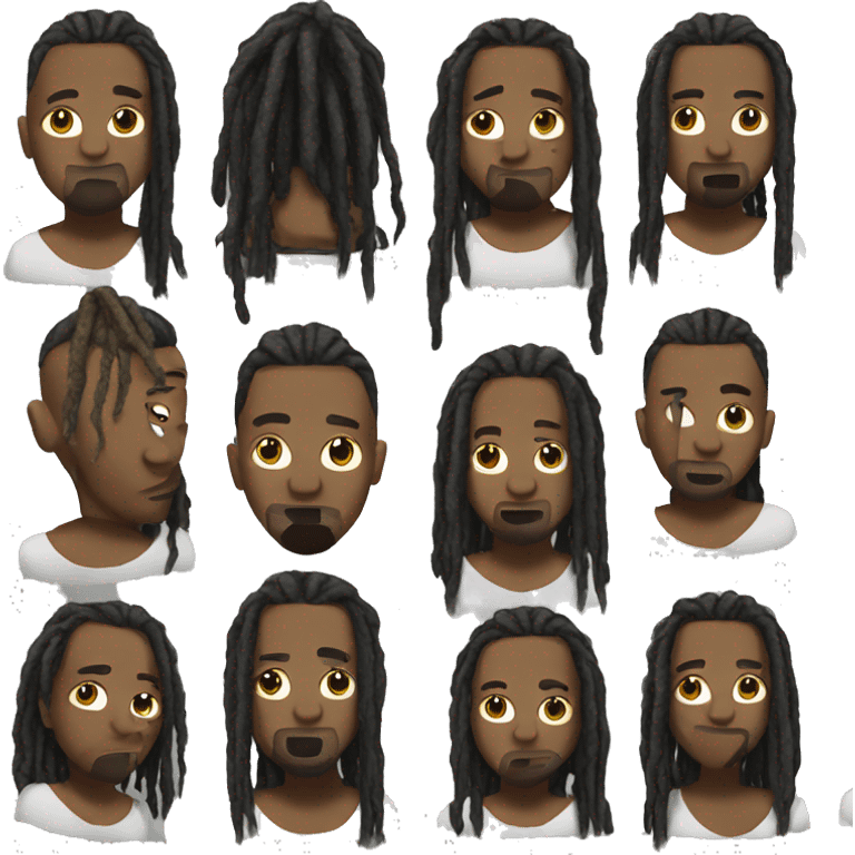 A rapper with dreads  emoji