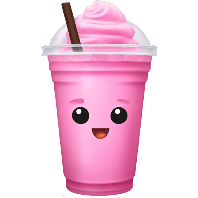 pink bubble tea  emoji