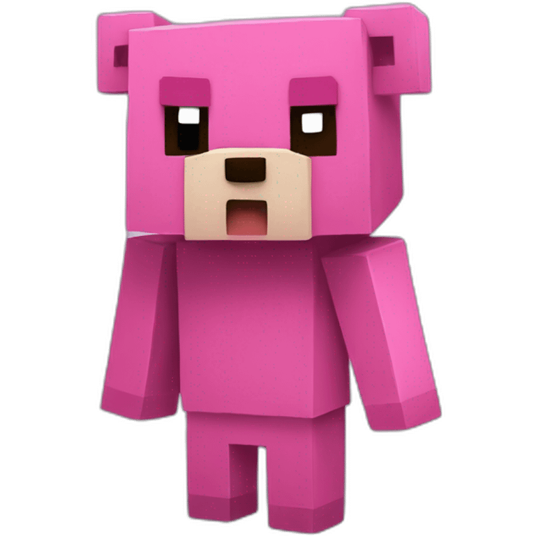 Gloomy bear minecraft emoji