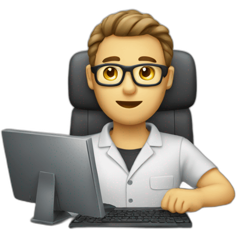 travailler ordinateur emoji