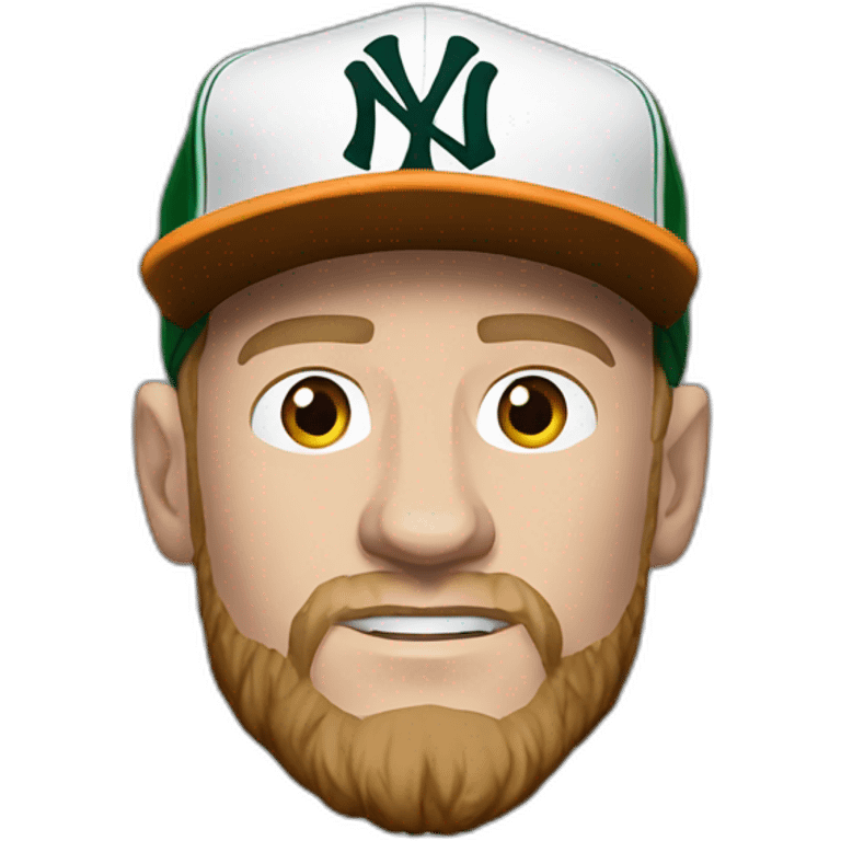 connor mcgregor in rap cap emoji