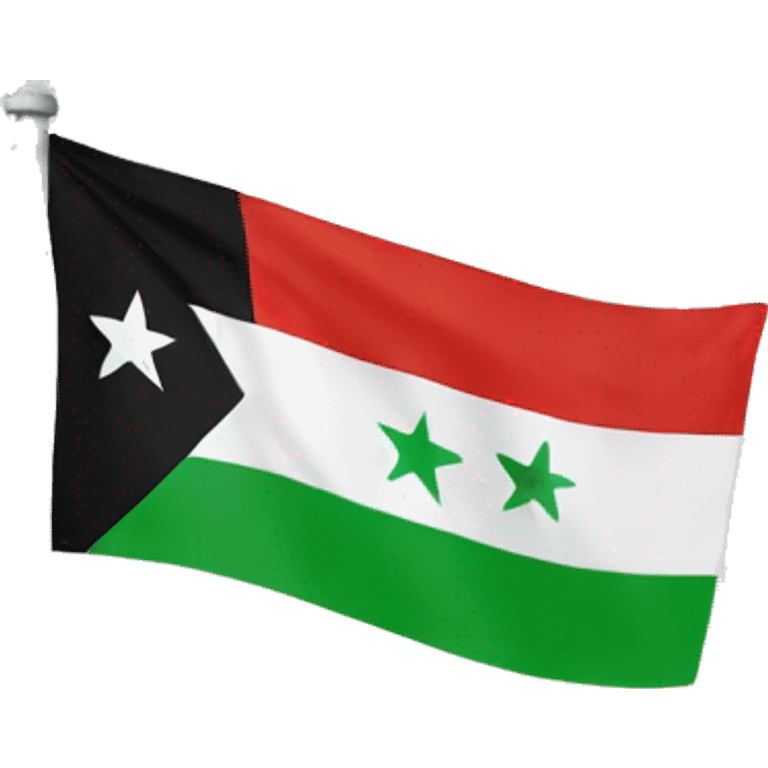 New Syrian flag  emoji