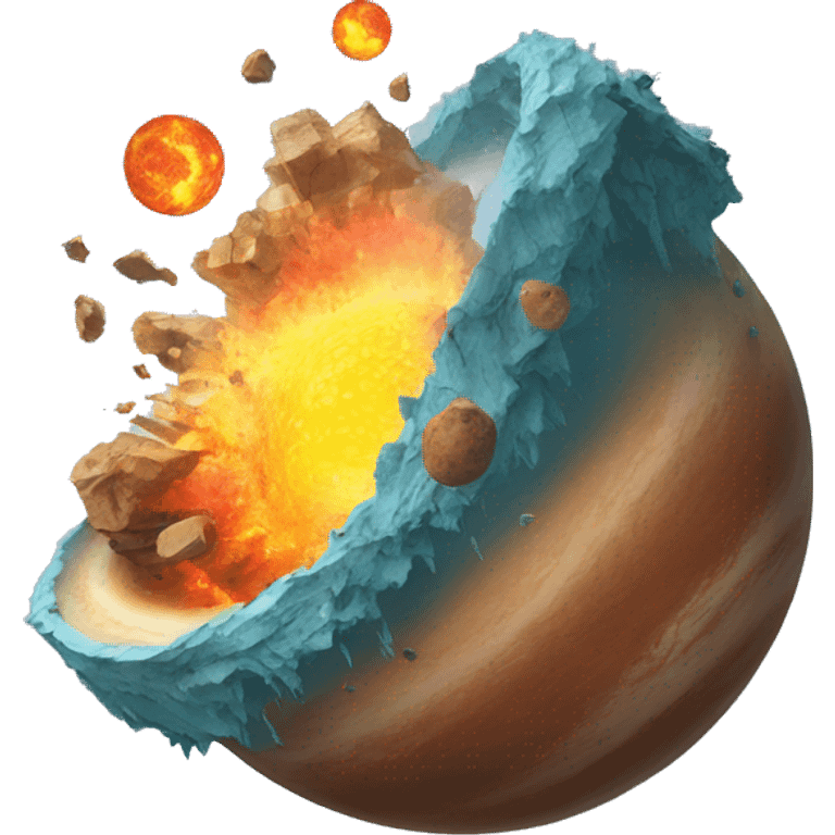 planet being crushed emoji