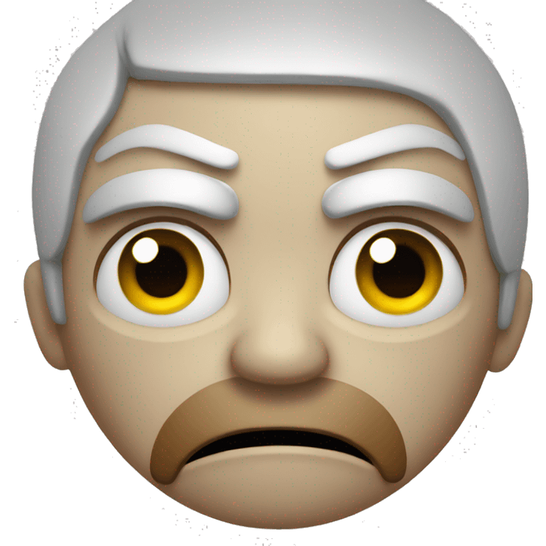 frustrated emoji with angry emoji