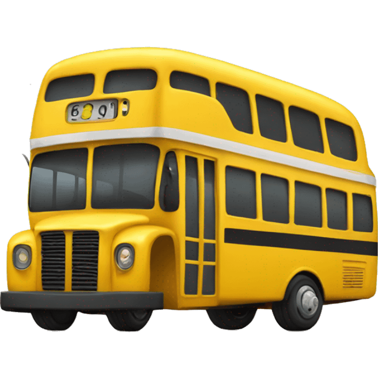 Basketball yellow bus emoji