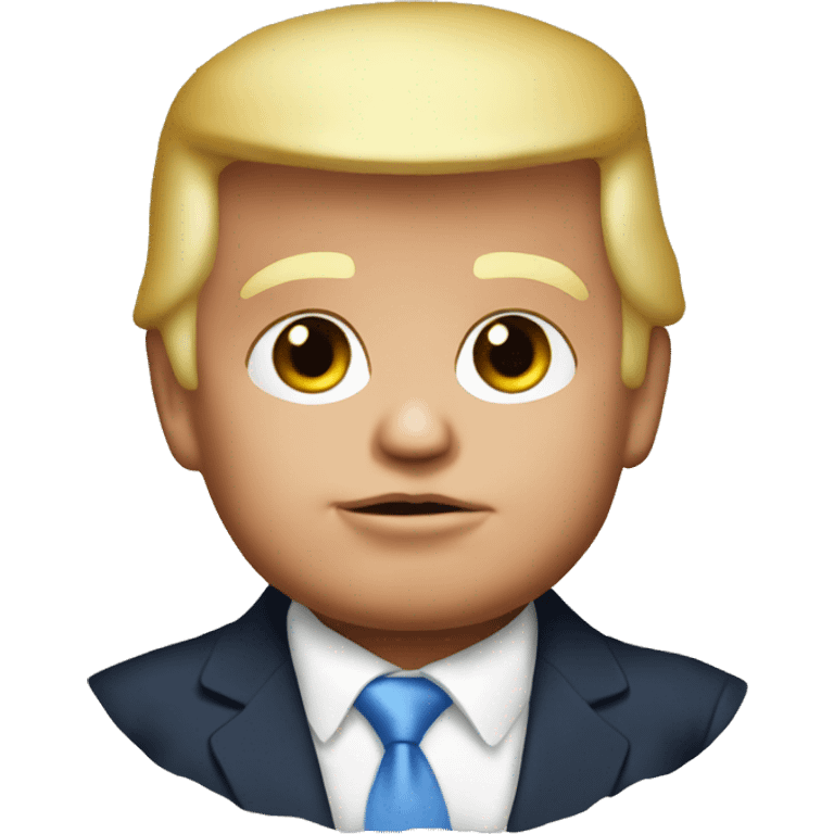 donald trump as a baby emoji