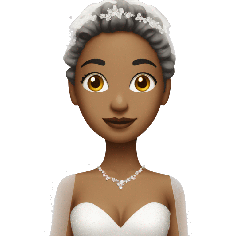 Beautiful girl in huge sparkling white wedding dress with pink stains on it  emoji