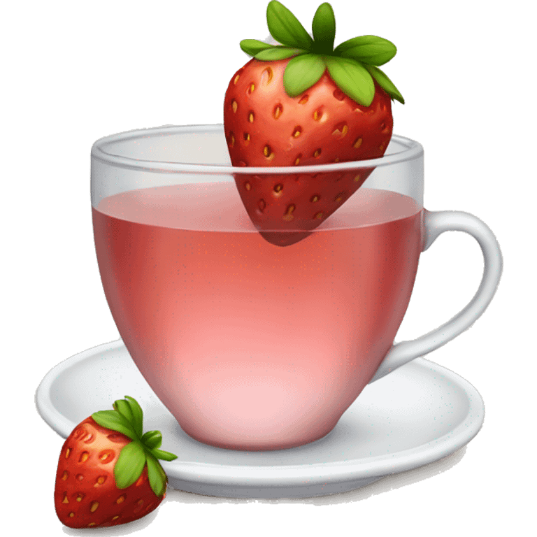 strawberry tea emoji