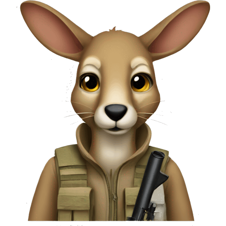 Sniper Kangaroo emoji