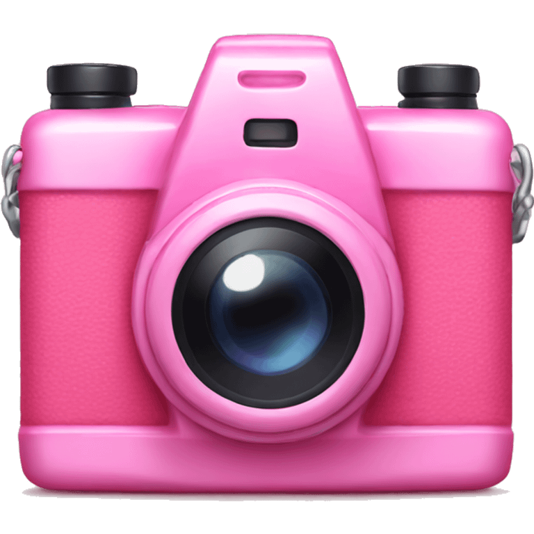 cute pink camera  emoji