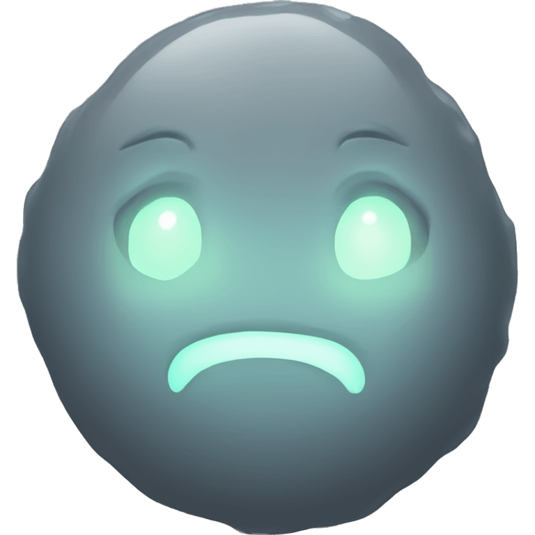 a glowing pure grey magical artifact emoji