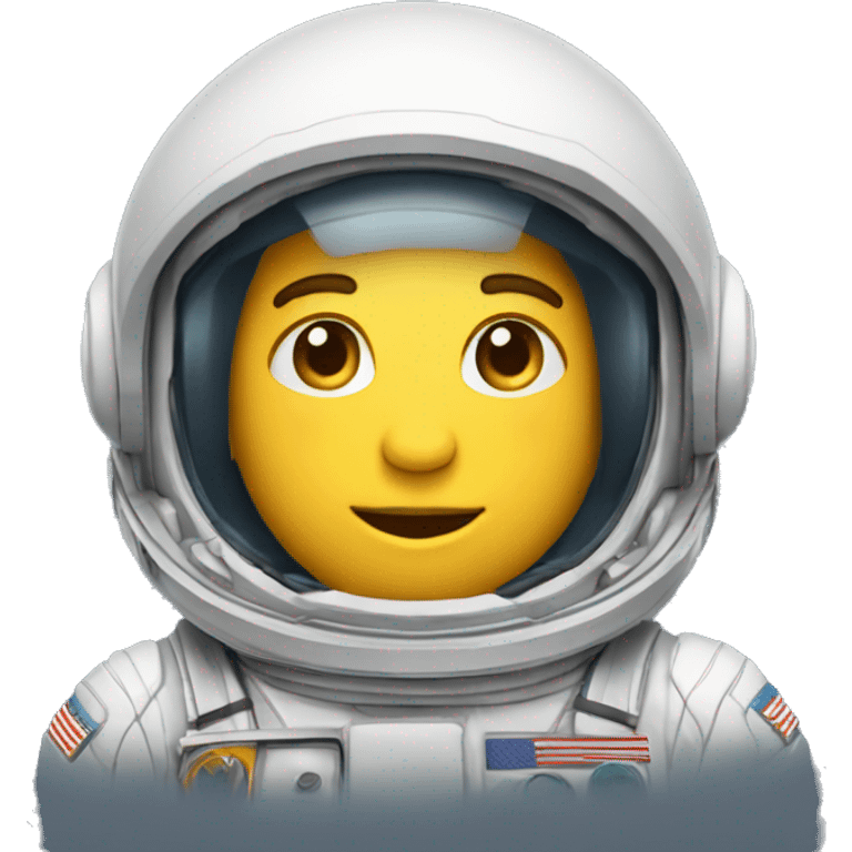 Astronauta tirando dedo de en medio  emoji