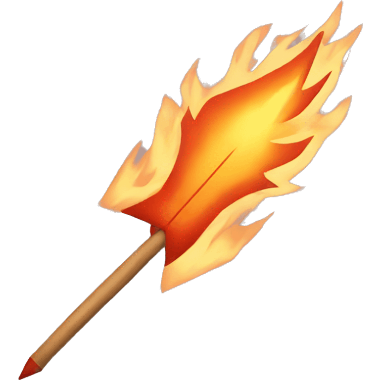 fire arrow emoji